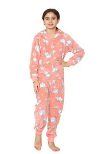 Kids Fleece A2Z Onesie One Piece Pyjamas Unicorn Print Sleepsuit For Boys Girls - Picture 1 of 8