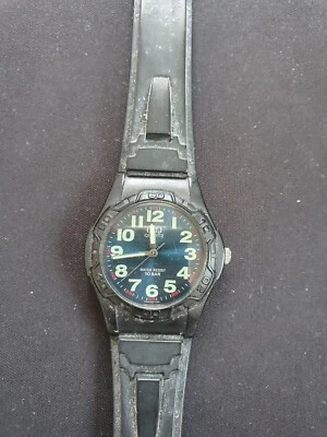 Q & Q Quartz Sports Black Wristwatch - Image 1 of 4