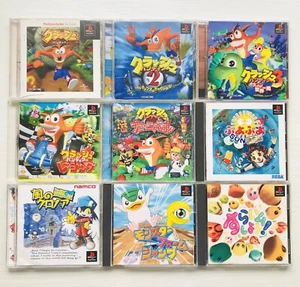 Klonoa PS1 Crash Bandicoot Puyopuyo set of 9 PlayStation 1 Japan - Picture 1 of 23