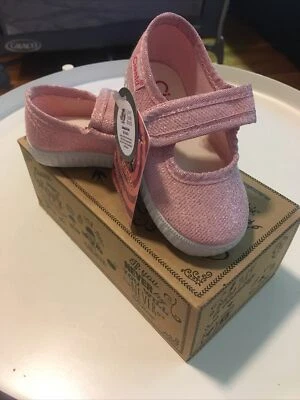 Nuevos Zapatos Cienta Niñas Rosa Metálico Talla 20 (US 4 Niño Pequeño) Foto 1 de 4