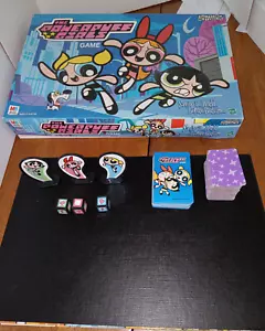 VINTAGE POWERPUFF GIRLS SAVING THE WORLD BEFORE BEDTIME BOARD GAME - Picture 1 of 6