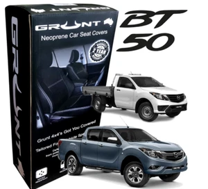 GRUNT 4X4 Mazda BT-50 PX2 neoprene FRONT car seat covers 2016-2019 (series 2) - Picture 1 of 1