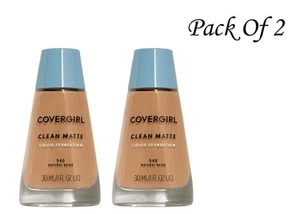 COVERGIRL Clean Matte Liquid Foundation, 540 Natural Beige, 1 fl oz (Pack Of 2) - Picture 1 of 7