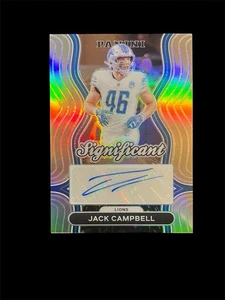 JACK CAMPBELL 2024 PANINI PRIZM SIGNIFICANT SILVER AUTO - Picture 1 of 2