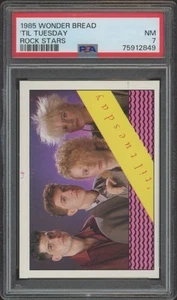 1985 Wonder Bread Rock Stars 'fino a martedì (PSA 7) - Foto 1 di 1