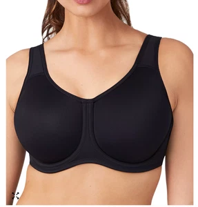 Wacoal Damen Simone Sport Hight Impact Bügel BH 855170, Schwarz, 38D - Bild 1 von 9