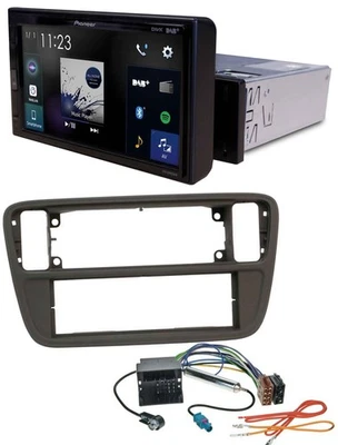 Pioneer DAB MP3 Bluetooth USB Autoradio für VW Up (AA, AAN, 2011-2016) - Bild 1 von 4