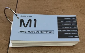 LIBRO ORIGINALE DELLA GUIDA  KORG  M1  MUSIC WORKSTATION   "DA COLLEZIONE" - Foto 1 di 5