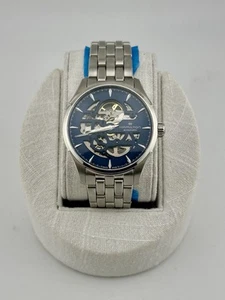 Hamilton Jazzmaster Blue Skeleton Auto Steel Watch H42535141 Brand New In Box - Picture 1 of 5