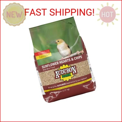 Audubon Park Sunflower Hearts & Chips Wild Bird Food, No Mess Sunflower Seeds fo