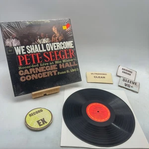 Pete Seeger- We Shall Overcome EX/VG+ Ultrasonic Clean1971 Vinyl Record - Picture 1 of 3
