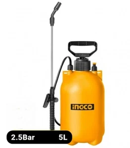 Ingco Hspp3051 Pompa a pressione 5 lt Spalla o Maniglia Nebulizzatore Lancia Top - Foto 1 di 1