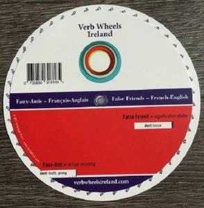 French False Friends Wheel : Speak like the locals: Essential Learning Tool - Picture 1 of 1