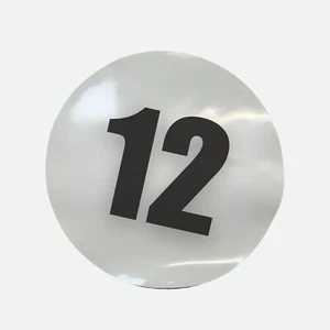 Par de imanes circulares magnéticos para coche de carreras número 12 de 12" - Imagen 1 de 1