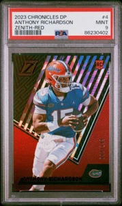 Anthony Richardson 2023 Chronicles DP Zeith Red 80/149 Rookie #4 PSA 9 POP 3 - Imagen 1 de 2
