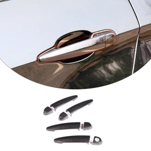 ABS Fiber Outer Door Grab Handle Cover For BMW E87 E90 E91 E92 E93 X1X2X3X4X5X6 - Picture 1 of 7