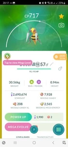 Beedrill Legacy ( Drill Run ) Pokemon Trade Go - Bild 1 von 3