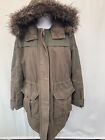 Parker Coat Whistles Uk 12 pit to pit 21? cotton hooded faux womens