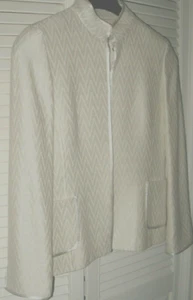NEW $250 Anne Klein New York Luxury Stand collar Wool Blend Jacket , Sz. 10P - Picture 1 of 12