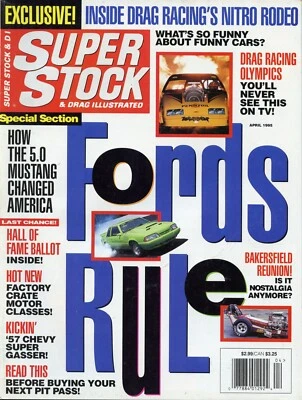 SUPER STOCK & DRAG ILLUSTRATED APRIL 1995 Back Issue - Imagem 1 de 4