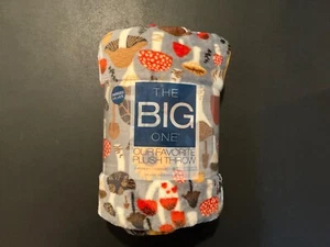 Kohls The Big One Mushrooms Oversized Plush Throw 5ftx6ft - Picture 1 of 4
