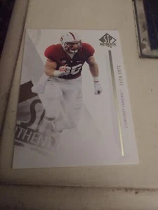 Zack Ertz Philadelphia Eagles 2013 SP Authentic #34 Stanford, Arizona Cardinals - Picture 1 of 2