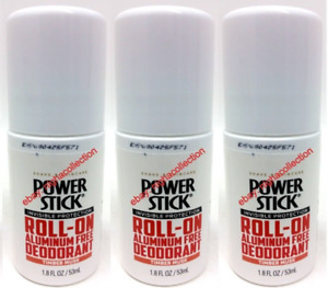 ( LOT 3 ) Power Stick TIMBER MUSK ROLL-ON Deodorant Aluminum Free 1.8 oz Each