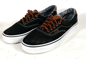 Vans Off The Wall Unisex Black Casual Lace-up Shoes Sneakers Size M 7.5 W 9.0 - Picture 1 of 9