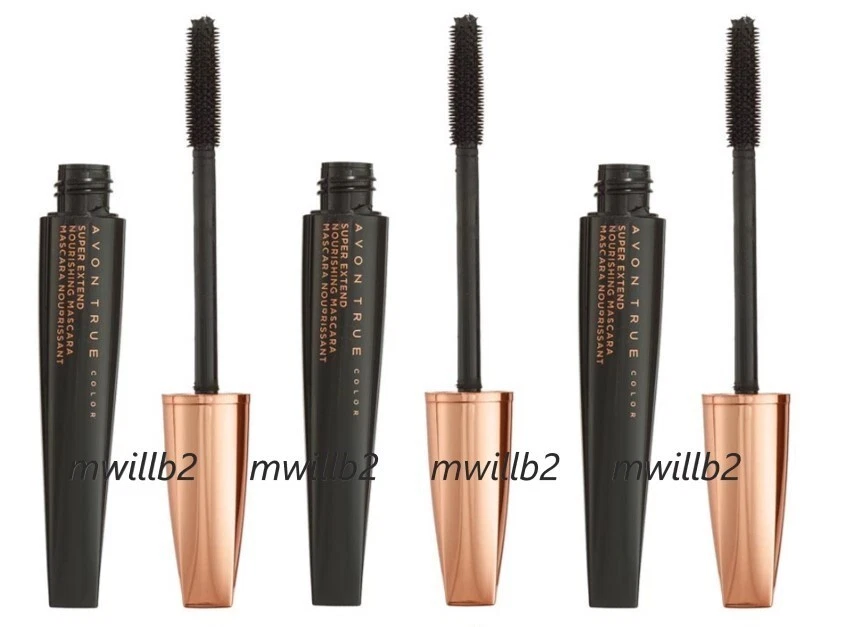 Lot of 3 - Avon TRUE COLOR Super Extend BLACK Mascara Longer Lashes New Sealed!! - Image 1 of 1