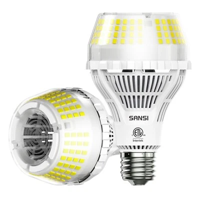 22W=200W E26 LED Light Bulbs 3000lm 5000K Daylight Energy Saving SpotLamp COC 2P - Image 1 of 4