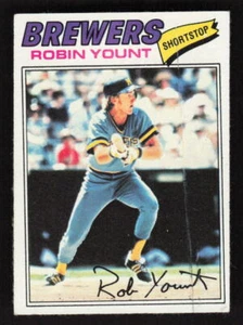 Robin Yount 1977 Topps #635 Milwaukee Brewers ottime condizioni graffi - Foto 1 di 2