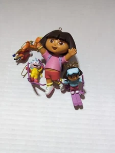 Dora The Explorer Christmas Tree Ornaments, Lot - Picture 1 of 7