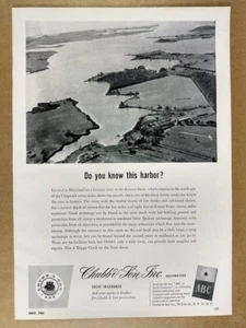 Chubb Yacht Insurance Trippe Creek Tred Avon 1961 foto anuncio impreso vintage - Imagen 1 de 1