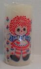 New Vintage Raggedy Ann Andy Candle 6" X 3"  Bobbs-Merrill Co 1970'S Design