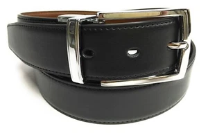 Men's Reversible Leather Belt VARIOUS SIZES (100% AUTHENTIC SKIN) - Picture 1 of 2