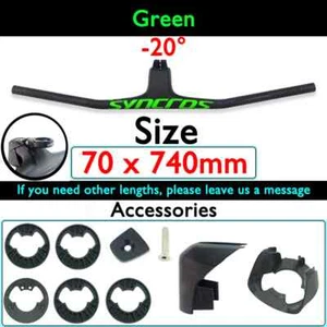 -20 Degree FRASER IC SL WC Full Carbon Fiber MTB Integrated Handlebar with Stem - Picture 1 of 48