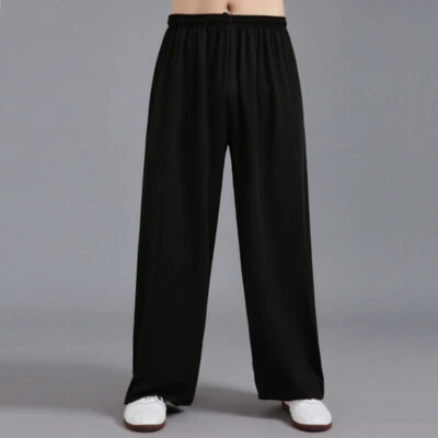 Silk Kung Fu Tai Chi Pants Martial Arts Trousers Wushu Training Pants Bloomers - Image 1 of 4