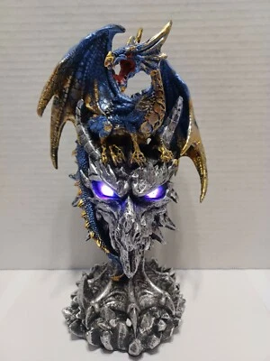 ESTATUA GUERRERO DRAGÓN AZUL Foto 1 de 4