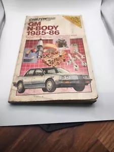 Chilton's Repair & Tune- GM N-Body 1985-86 Number 7657 GUIDE BOOK, FREE SHIPPIN - Picture 1 of 1