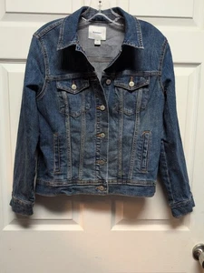 Old  Navy  Denim  Jean  Jacket  Women's   Size  M   Button Down  Medium Blue  - Picture 1 of 5
