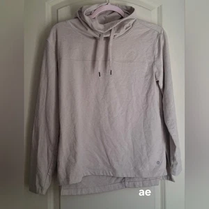 Apana WoMen's Cream Turtleneck Sweater Sz M NEUTRAL BOHO CASUAL Athletic - Picture 1 of 7