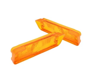 Trim Parts A4249 - 1966 Chevy Chevelle Malibu El Camino Amber Parking Light Lens - Picture 1 of 3