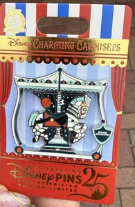Spilla Spinner Disney Parks Charming Carosels Cavallo Space Mountain LE 2000 - Foto 1 di 2
