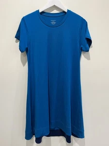 Summersalt Swim Coverup Womens Large Blue Dress Short Sleeve Resort Beachy - Picture 1 of 7