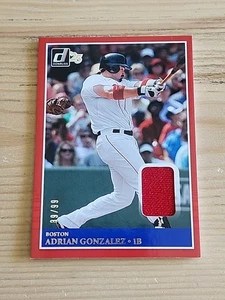 2025 Donruss Baseball Adrian Gonzalez Retro 1985 Materials Relic #MAT-AG #/99 - Picture 1 of 2