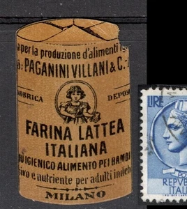 ER10239 Erinnofilo Pubblicitario: Farina Lattea - Milano - Difettoso - Picture 1 of 1