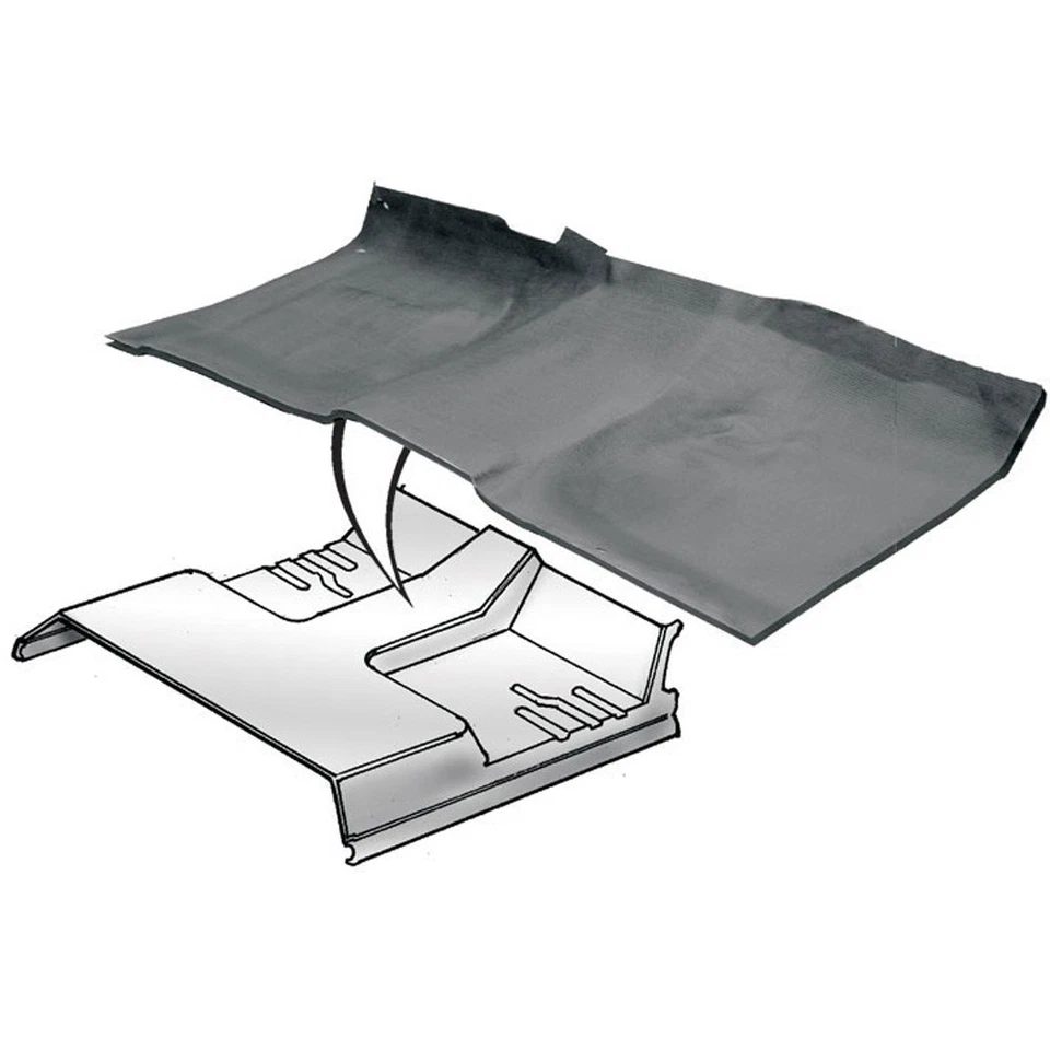 Camión Ford serie F 1980-86; alfombrilla de goma delantera; cabina regular; bajo Foto 1 de 1