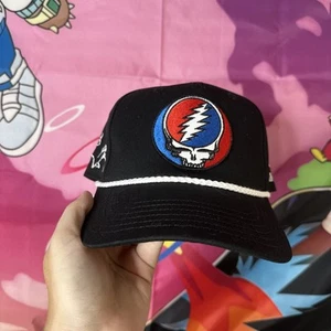 Greatful Dead Black SnapBack Adjustable Curved Brim - Bild 1 von 6