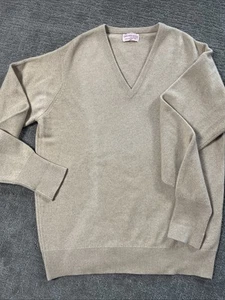Vintage Saks Fifth Avenue 100% Kaschmir Pullover von Caerlee hellbraun Damen Gr. 42 " - Bild 1 von 10
