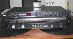 PA endstufe 2 kanal the t.amp TA 1050  plus Yamaha REV 100Digital Hall/Reverb - Bild 1 von 2